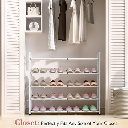Bumusty 5-Tier Expandable Shoe Rack - Image 2