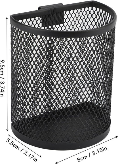 AYNEFY Wall Mounted Pencil Holder, Mesh Stainless Steel Pen Basket - Image 5