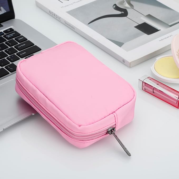 E-Tree Cute Small Makeup Bag, Cosmetic Toiletry Skin Care Make up Little Items - Image 6
