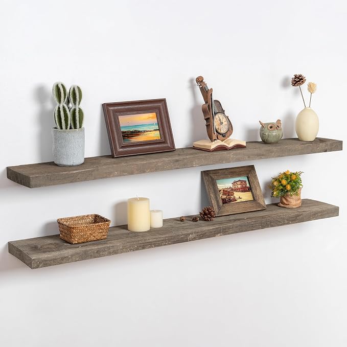 48 Inch Fireplace Mantel Shelf by FLYJOE