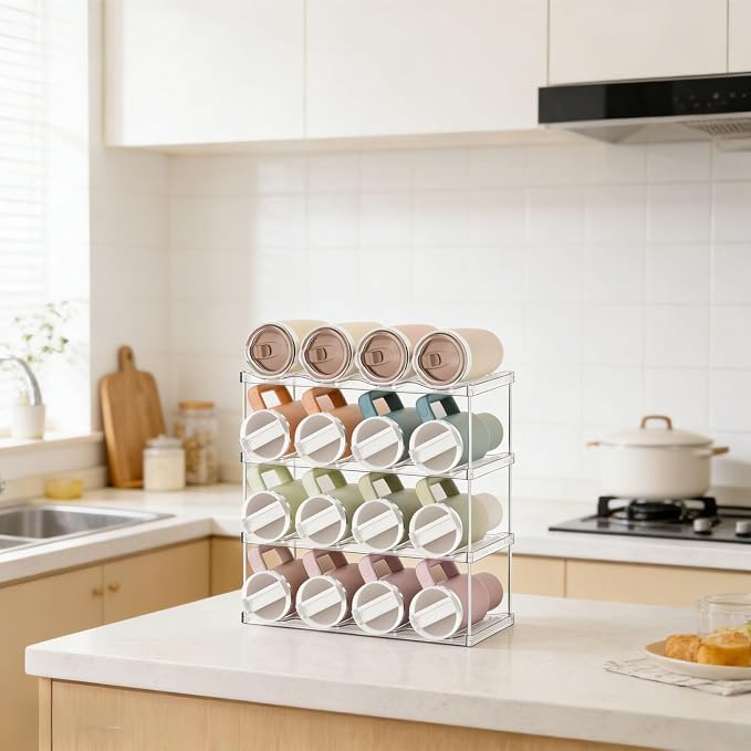 Yieach 4 Tier Waterbottle Organizer - Image 6