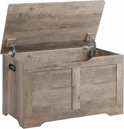 Timberer 31.5" Wooden Storage Chest, Extra Large Storage Trunk | Storage Bench by Timberer