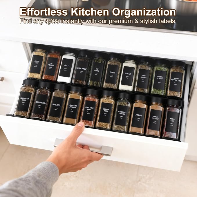 36Pcs Spice Jars Containers - Image 3