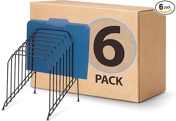 Officemate Large Incline 8 Compartment Wire Caddy, 8.5 x 10.375 x 12.625 Inches by Officemate