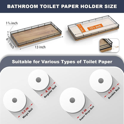 Bathroom Toilet Tank Tray, Vanity Tray - Image 3