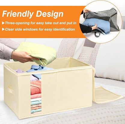 60L Blanket Storage Bin, Comforter Storage - Image 6