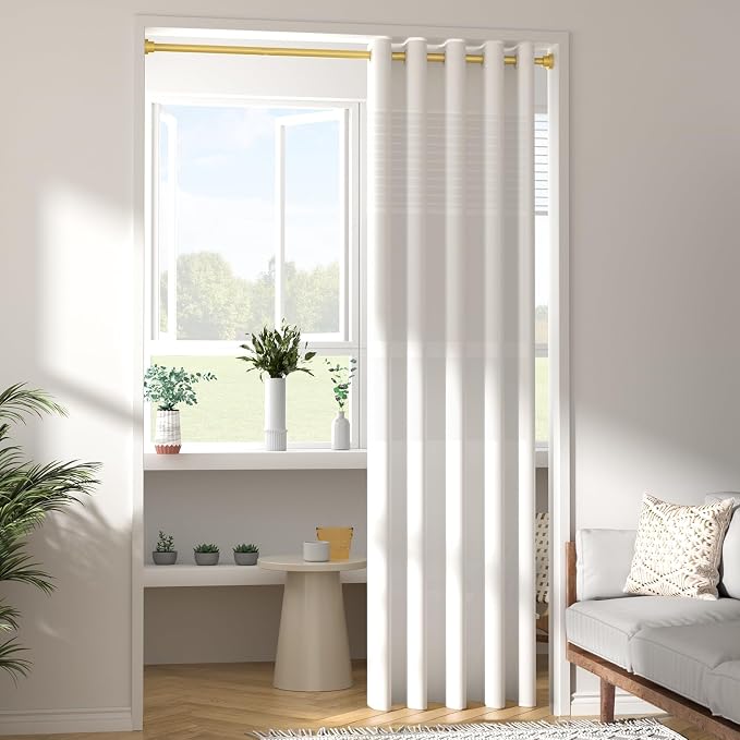 1 Pack Gold Spring Tension Curtain Rod 30-64 Inches, 7/8" inch Adjustable - Image 7
