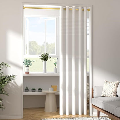 1 Pack Gold Spring Tension Curtain Rod 30-64 Inches, 7/8" inch Adjustable - Image 7