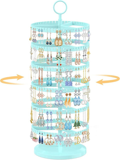 EsLuker.ly Earring Holder Organizer Rotating Stud Display Tree Rack, 6 Tier | by EsLukerly
