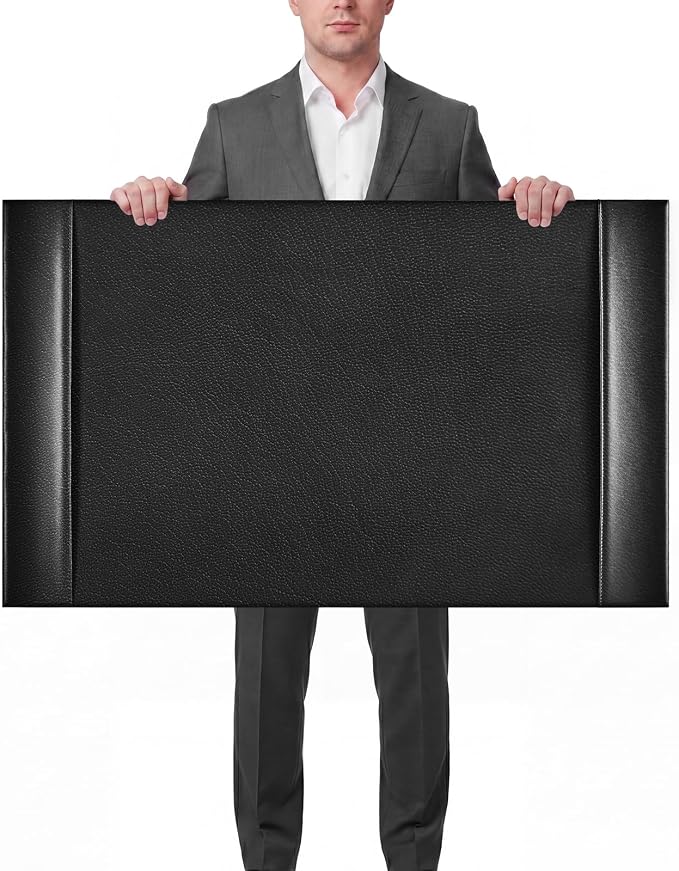 Leather Desk Pad Protector by Saysurey
