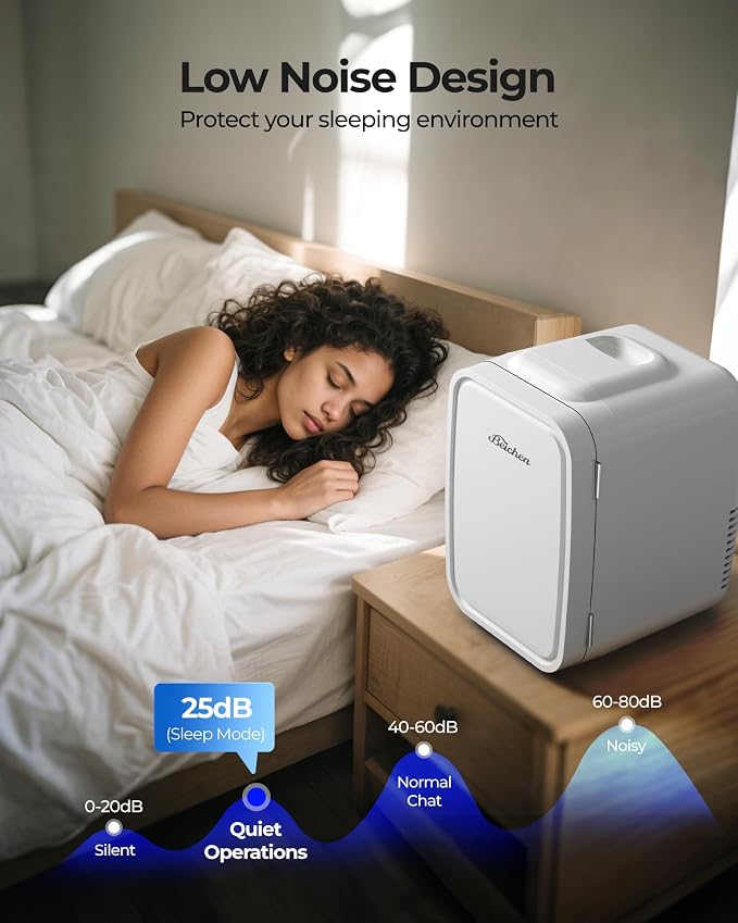 Mini Fridge, 4 Liter/6 Can Portable Refrigerator - Image 6