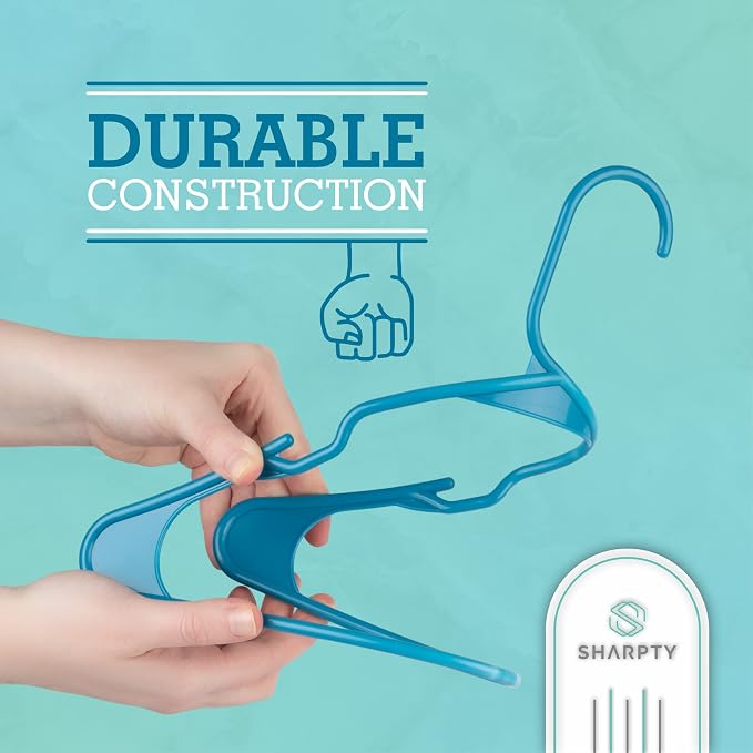 Sharpty Plastic Hangers Clothes Hangers - Image 3