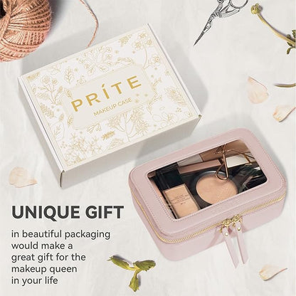 Prite Clear Makeup Bag Cosmetic Organizer Case Waterproof Travel Toiletry Bag - Image 6