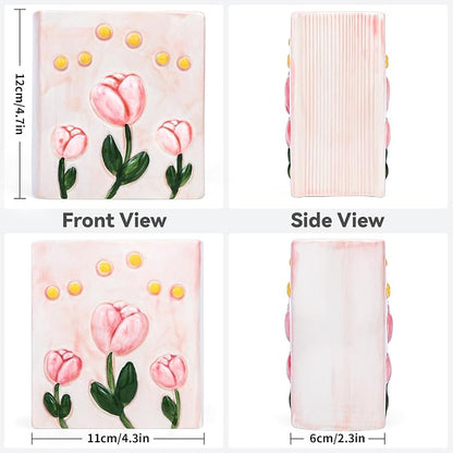 Book Vase Tulip Pencil Cup Pen Holder - Image 2