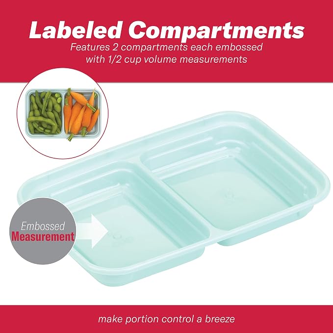 GoodCook 2-Compartment Food Storage Container Set - Image 4