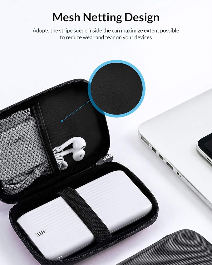 ORICO Hard Drive Case 2.5 inch External Drive Storage Carrying Bag Waterproof - Image 3