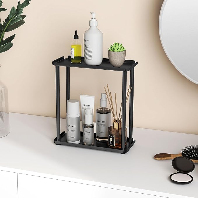 2-Tier Bathroom Countertop Organizer Sink Counter Shelf - Image 6