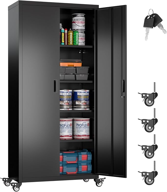 Aobabo 73" H Metal Storage Cabinet by Aobabo