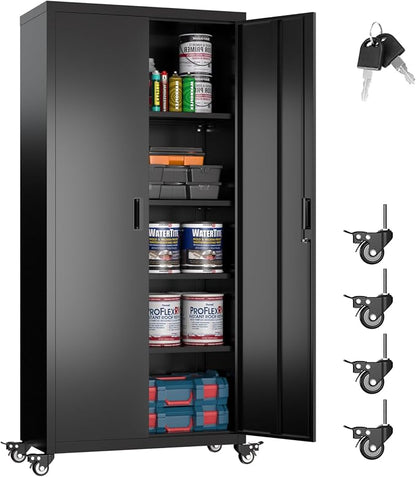 Aobabo 73" H Metal Storage Cabinet by Aobabo