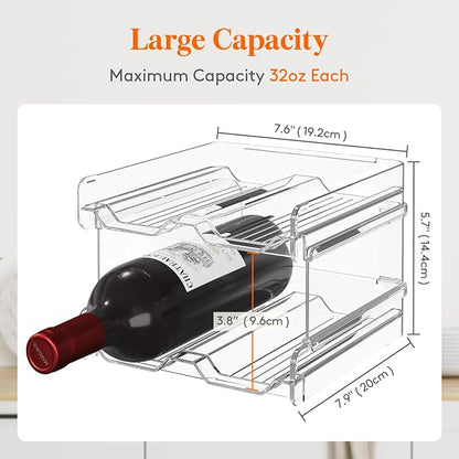 Lifewit Plastic Stackable Wine Rack - Image 4