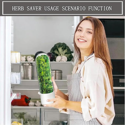 Herb Saver, Herb Keeper for Refrigerator, Cilantro Container for Fridge - Image 7