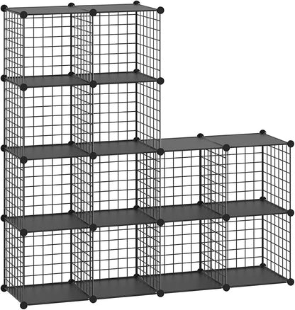 HUBSON Wire Cube Storage Organizer, Book/Toy/Craft/Potted Plants and petCloset by HUBSON