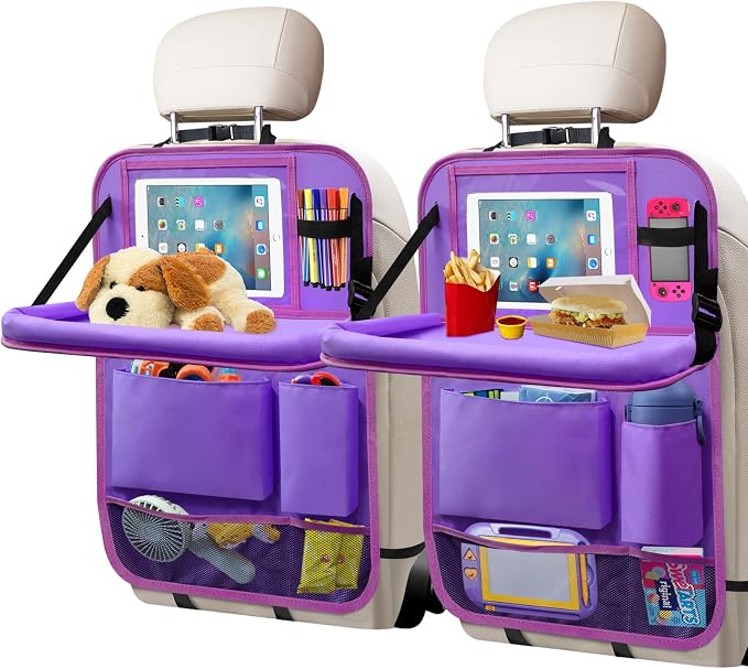Car Seat Back Organizer Table Tray, Car Seat Storage Organizer by EtreJeune