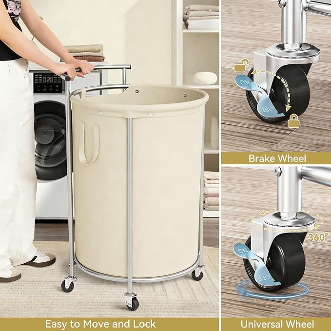 Chrislley 160L Double Laundry Hamper - Image 6