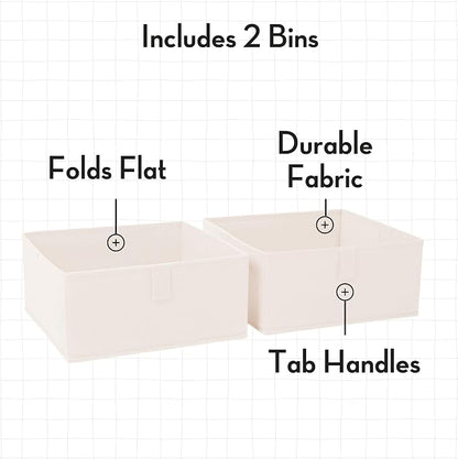 RiverRidge Kids 2pc Folding Storage Bins Set - Image 2