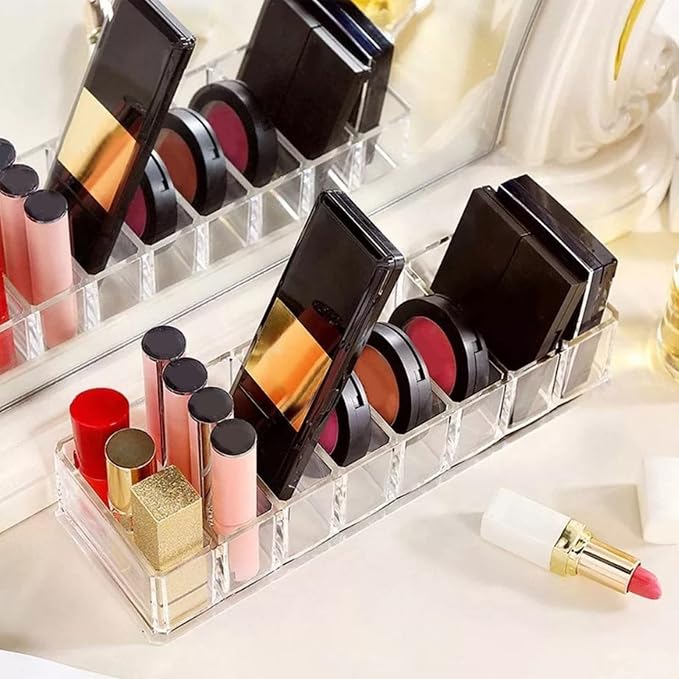 Clear Acrylic Makeup Stand - Image 6