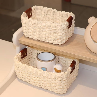 Small baskets for Organizing, Cute woven Storage basket - Image 4
