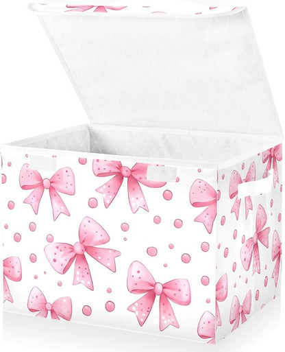 Bows and Polka Dots Storage Bins - Image 2