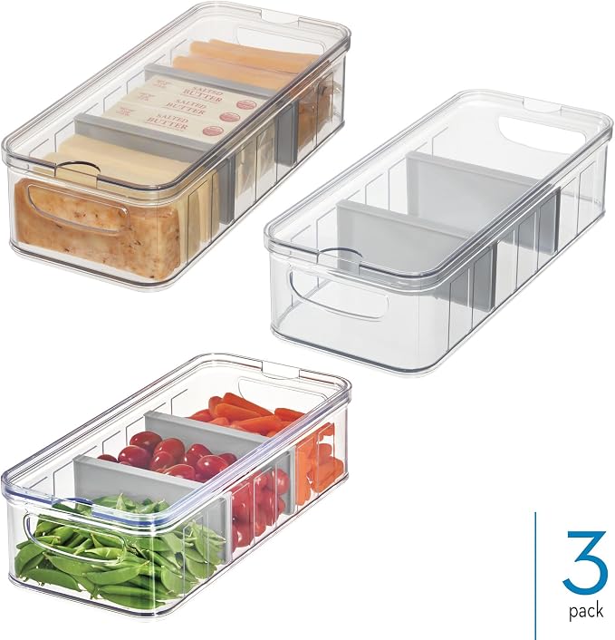 iDesign Large Fridge Organizer Bin, - Image 2
