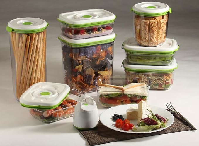 FOSA Vacuum Seal Food Storage System Reusable Containers 2 pack - Image 3