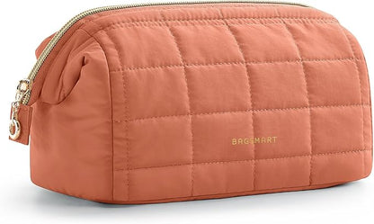 BAGSMART Makeup Bag Travel Toiletry Bag, Puffy Padded Make Up Bags by BAGSMART