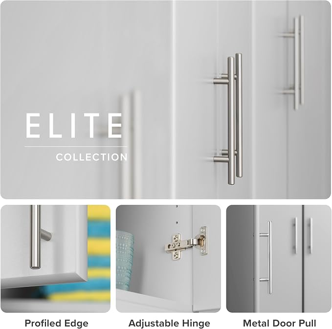 Prepac Elite Tall Garage Storage Cabinet & Pantry Storage Cupboard, 2-Door - Image 5