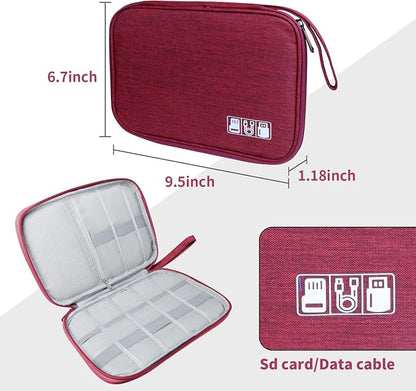 Lcsmaokin Electronics Travel Organizer, Portable Waterproof Electronic Travel - Image 5