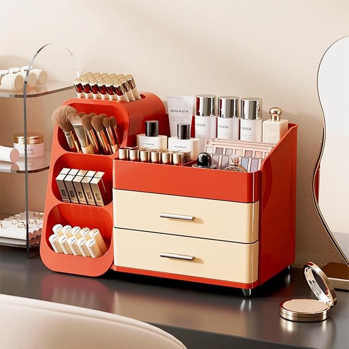 Makeup Organizer with Drawers, Large Capacity Countertop Organizer - Image 2