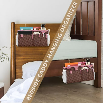 Bedside Organizer Caddy Desk Hanging Organizer Bag - Image 7