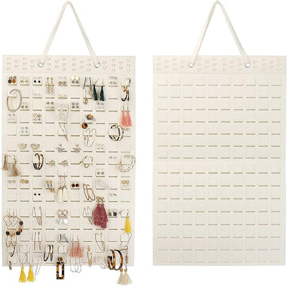 Resovo Hanging Earrings Organizer, Earring Holder & 20 Hooks, Holds Up To 300 by LearnMoreAboutResovo