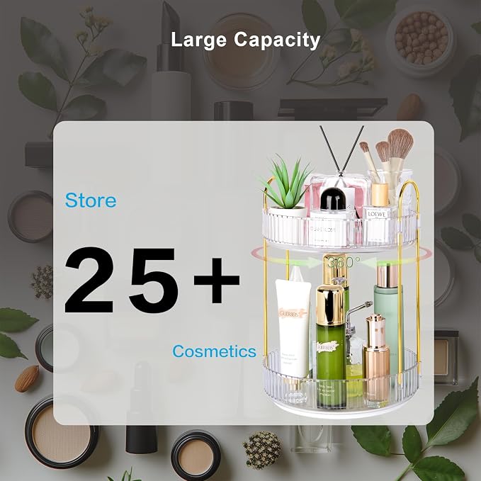 360 Rotating Makeup Organizer - Image 6