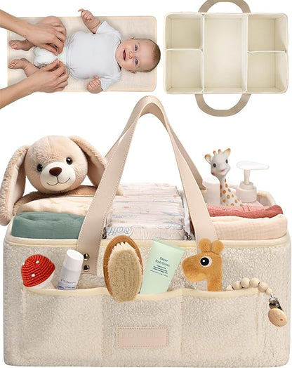 Baby Diaper Caddy Organizer by Toodly
