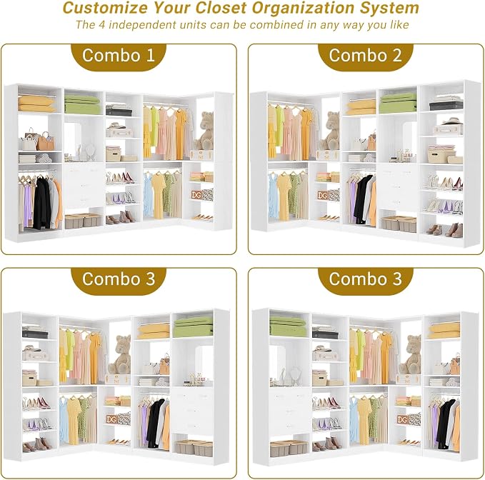 Unikito 110” Closet System - Image 2