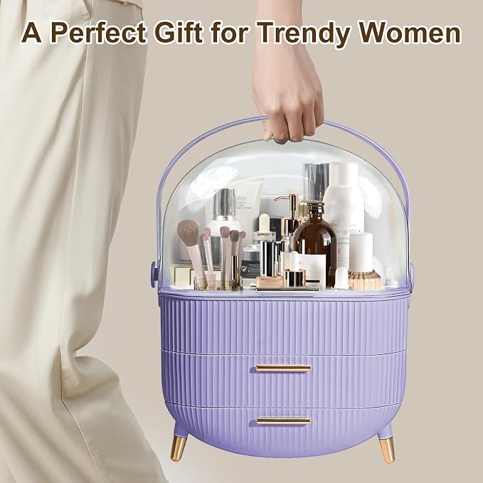 Makeup Organizer for Vanity, Make up Organizers and Storage, Cosmetics Skincare - Image 3