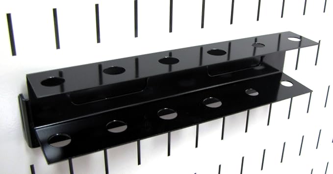 Wall Control Screwdriver Holder Bracket Slotted Metal Pegboard Accessory by Wall+Control