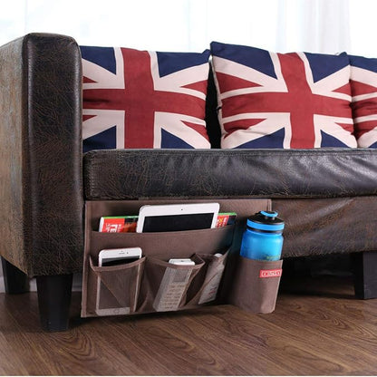 5 Pockets Bedside Caddy, Bedside Storage Organizer - Image 7