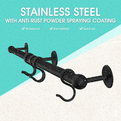 ROTHLEY Hanging Pot Rack Hanger: 23.7 Inch Stainless Steel Pot and Pan Hanger - Image 4