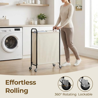 GRANNY SAYS 80L Laundry Hamper, Slim Laundry Basket - Image 5