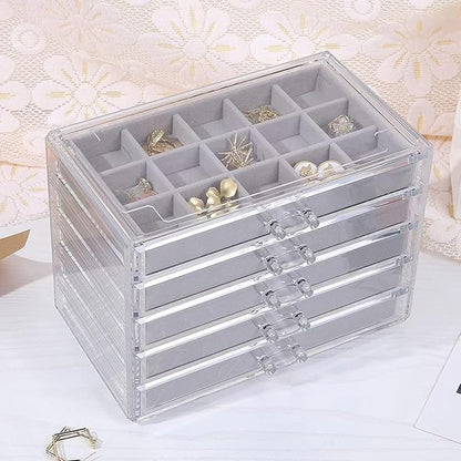 Space Saving Acrylic Cosmetic Storage Drawers Multi Drawers Acrylic Organizer - Image 3