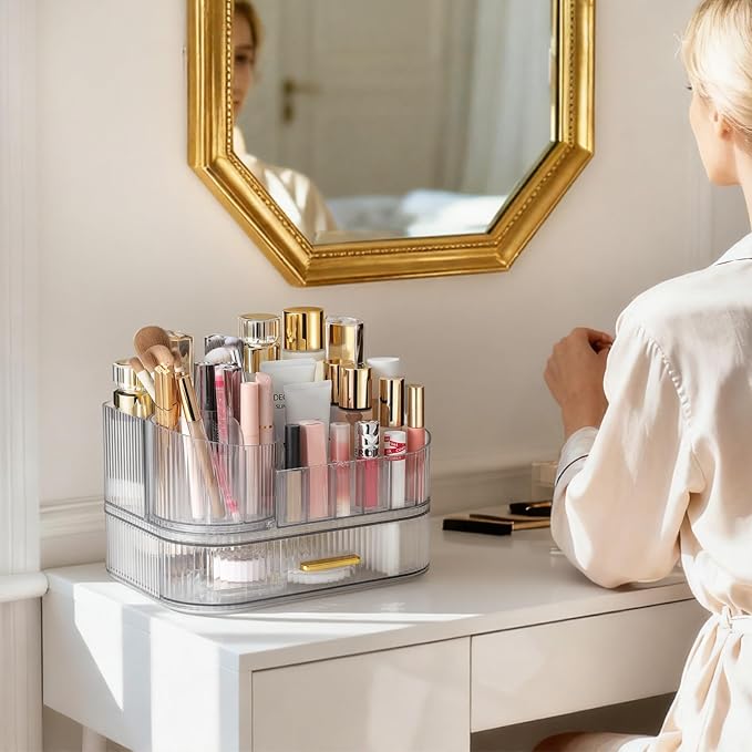 Delamu Makeup Organizer for Vanity - Image 8